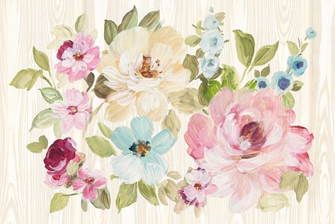 Framed Driftwood Garden X Print