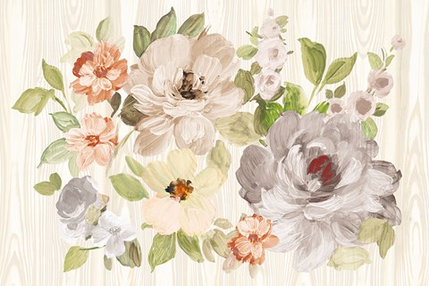 Framed Driftwood Garden X Neutral Print