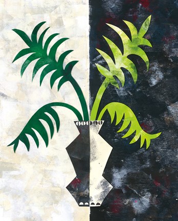 Framed Pretty Palms IV Print