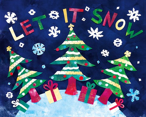 Framed Winter Holiday IV Print