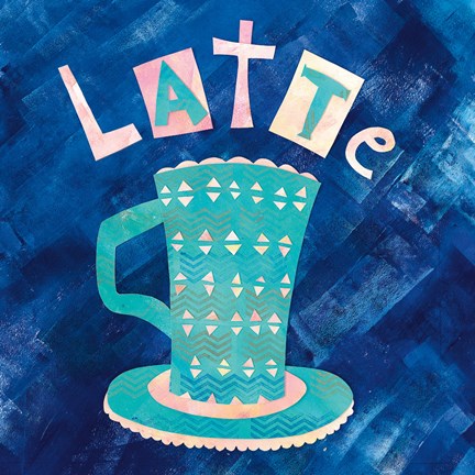 Framed Cafe Collage IV Print