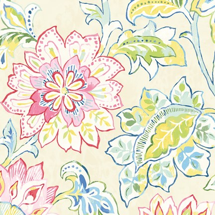 Framed Ceylon Gardens VI Print