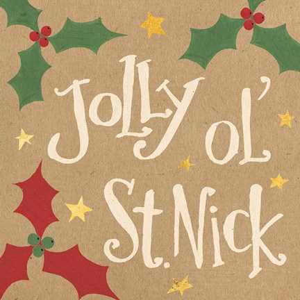 Framed Vintage St.Nick VII Print