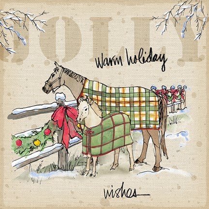 Framed Country Christmas II Print