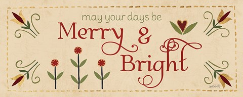 Framed Festive Tiles V Print