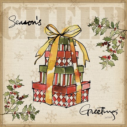 Framed Winter Wishes IV Print