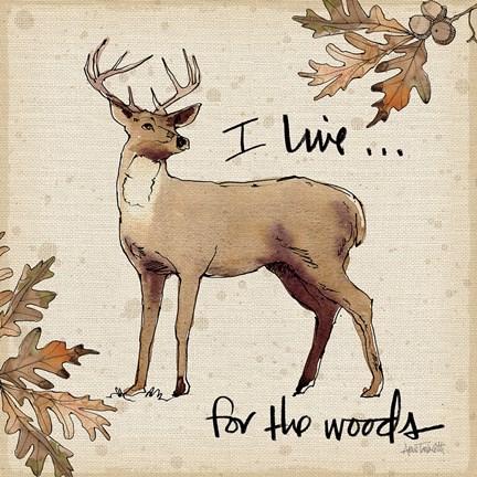 Framed Lodge Life II Print