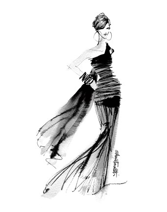 Framed Modern Fashion IV Print