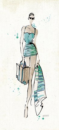 Framed Beach Divas II Print