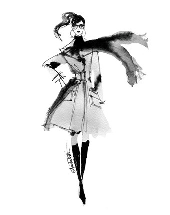 Framed Modern Fashion I Print