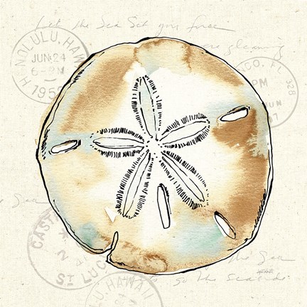 Framed Coastal Breeze VI Print