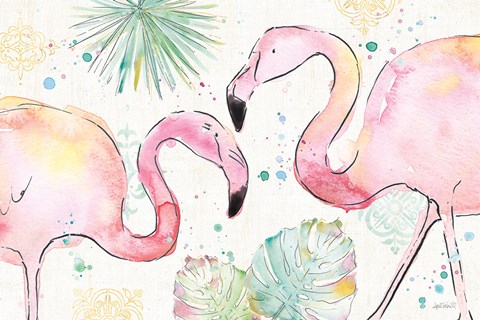 Framed Palm Passion I Print