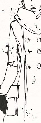 Framed Fashion Strokes VII Print