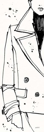 Framed Fashion Strokes V Print