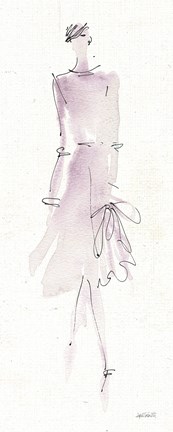 Framed La Fashion I Print