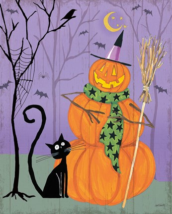 Framed Happy Haunting V Print