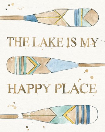 Framed Lakehouse III Print