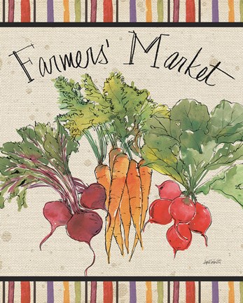 Framed Farmers Feast IX Print