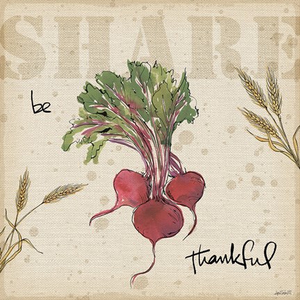 Framed Farmers Feast Harvest IV Print