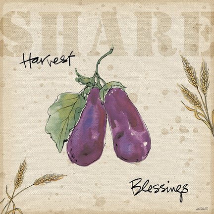 Framed Farmers Feast  Harvest III Print