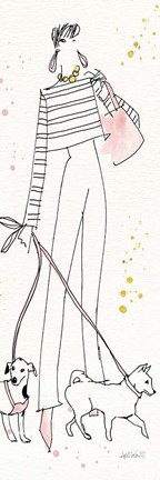 Framed Fashion Feet VII Crop Print