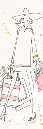 Framed Fashion Feet VI Crop Print