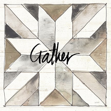 Framed Farm Memories XIV Gather Print