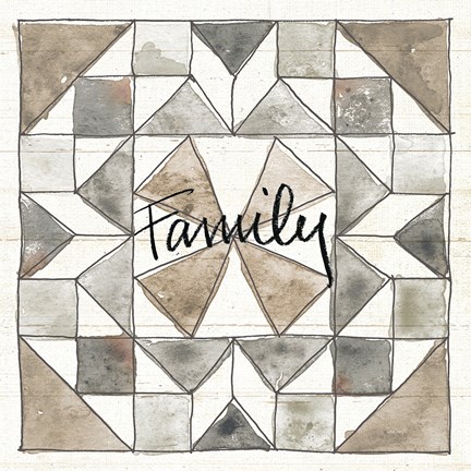 Framed Farm Memories XII Family Print