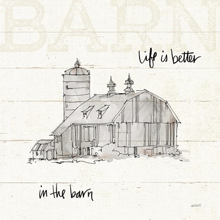 Framed Farm Memories IV Print