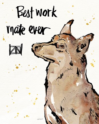 Framed Strike a Paws X Print