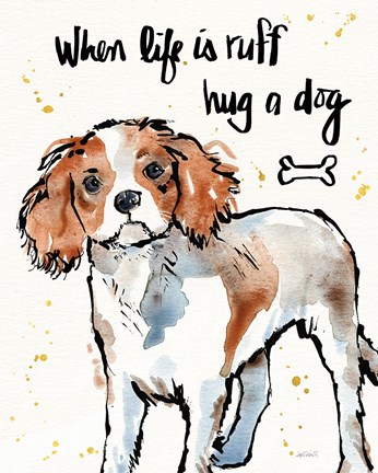 Framed Strike a Paws XII Print