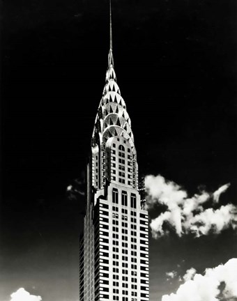 Framed Chrysler Building Print