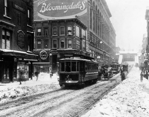 Framed Vintage Bloomingdale&#39;s Print