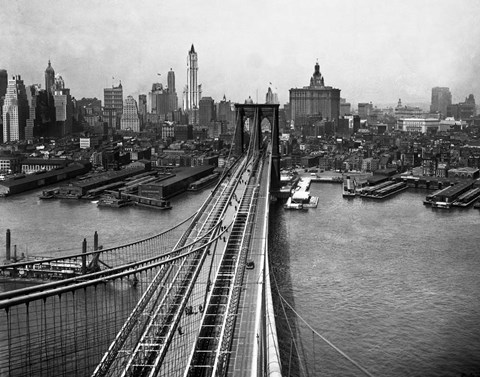 Framed Brooklyn Bridge Print