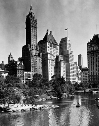 Framed View from the Park Print