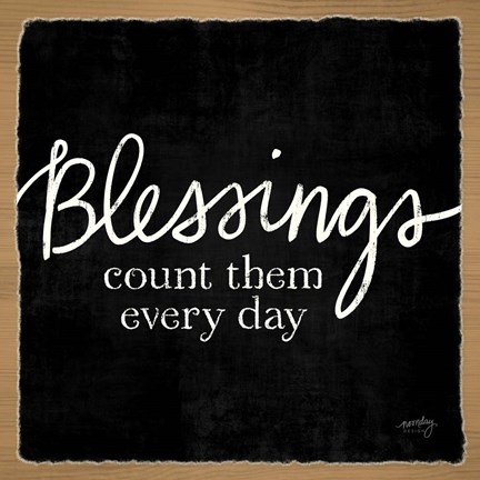 Framed Blessings of Home III (Blessings) Print