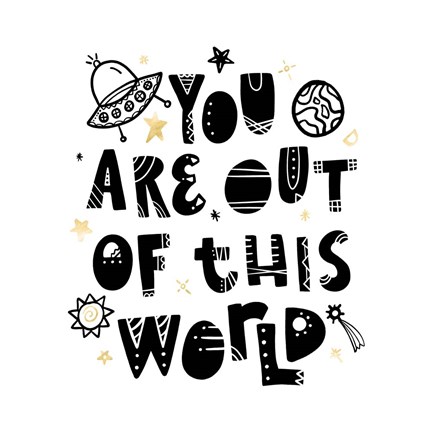 Framed Give Me Space III Print