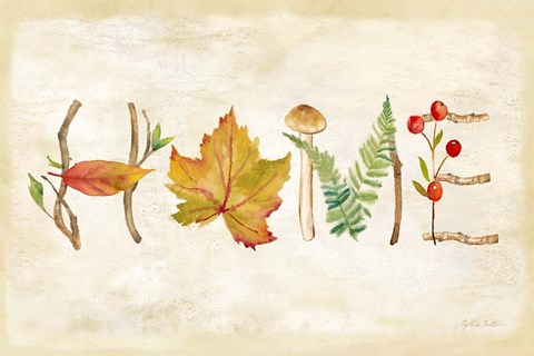 Framed Nature Walk Home Sign Print