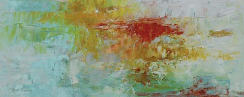 Framed Lush Sunset Panel Print