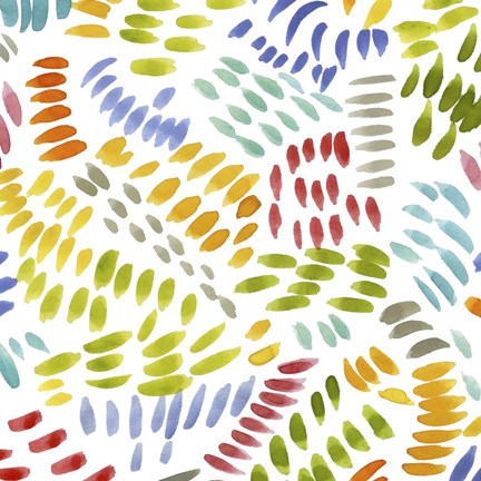 Framed Painters Palette Multi III Print