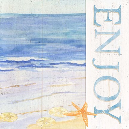 Framed Savor the Sea II Print