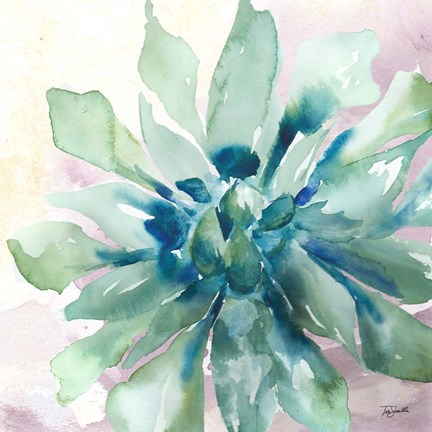 Framed Succulent Watercolor III Print