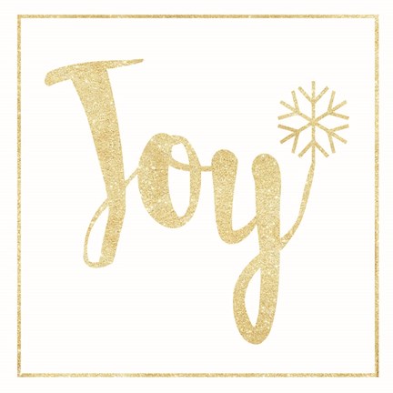 Framed Golden Joy II Print