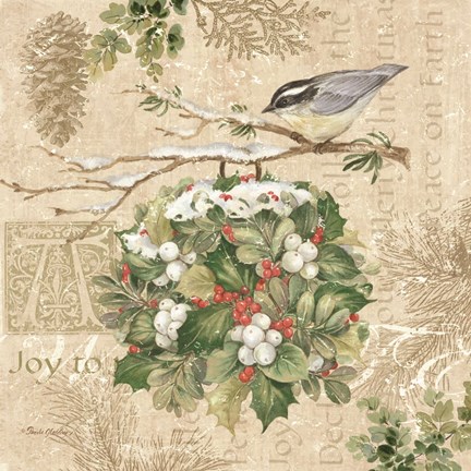 Framed Christmas Trail III Print