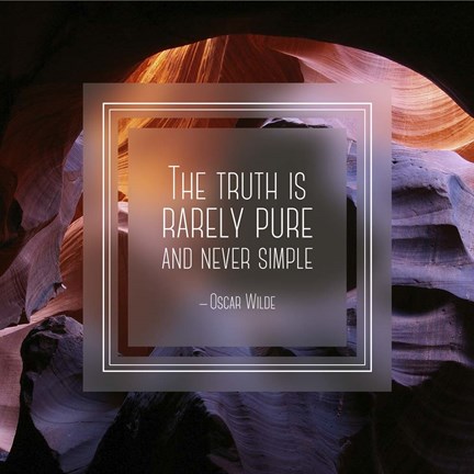 Framed Truth is Rarely Pure - Canyon Print