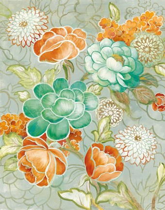 Framed Garden of Delights Spice Print