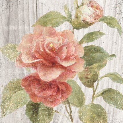 Framed Scented Cottage Florals III Crop Print