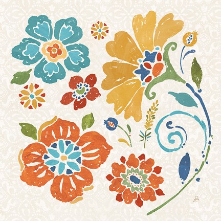 Framed Spanish Impressions IV Print