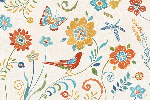 Framed Spanish Impressions I Print