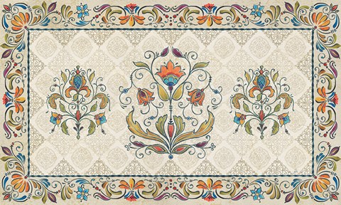 Framed Mediterranean Flair XVI Print